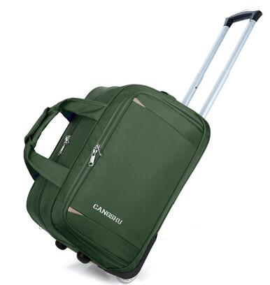 Travel Luggage Bag Oxford- Rolling Case On