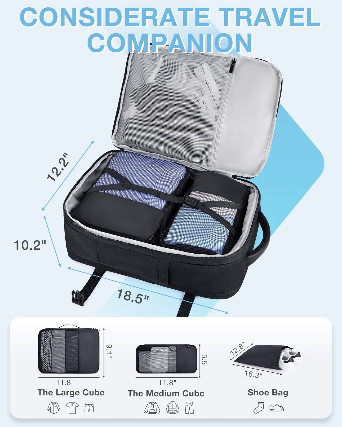 BAGSMART Travel Backpack