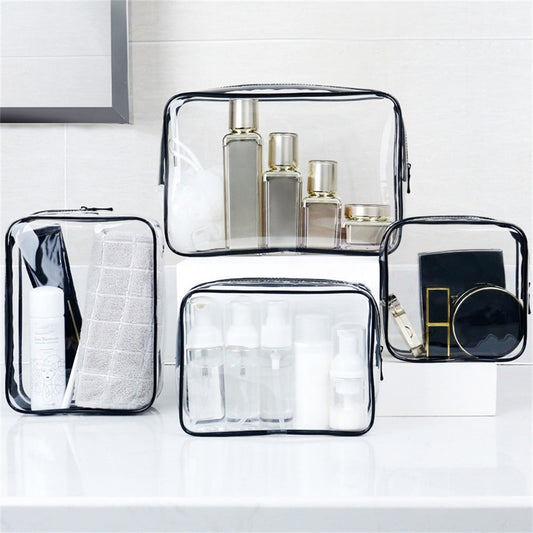 Transparent Travel Cosmetic Makeup Bags