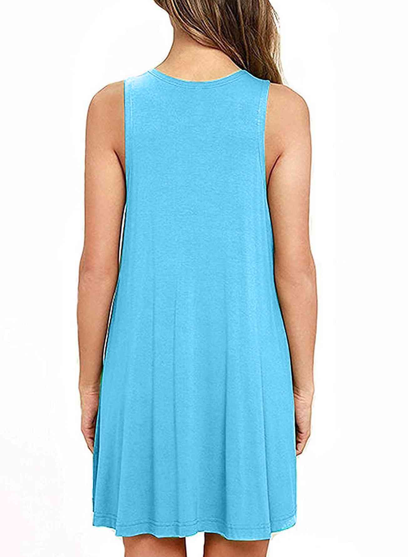 Pamela -  Sleeveless Dress with Pockets