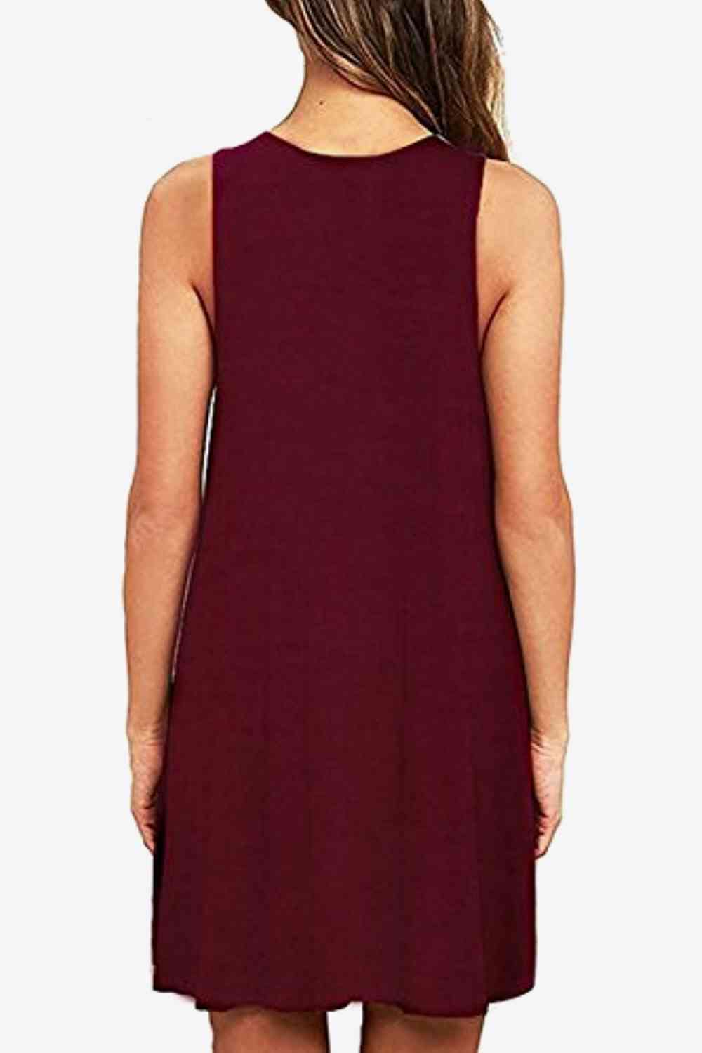 Pamela -  Sleeveless Dress with Pockets