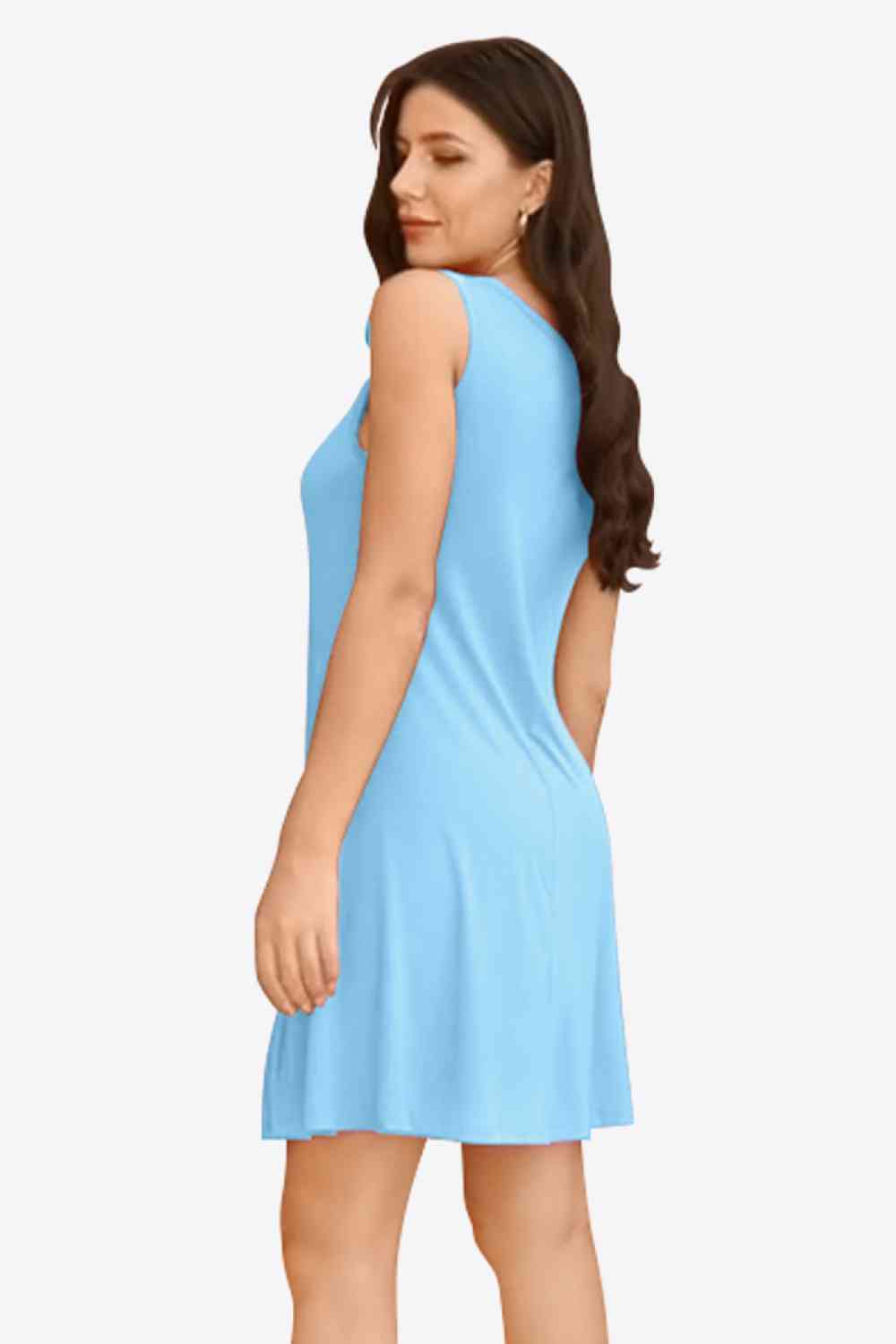 Pamela -  Sleeveless Dress with Pockets